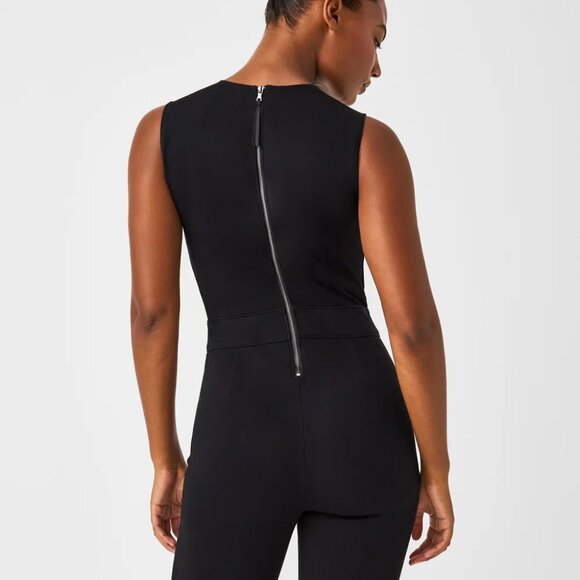 SPANX Black Sleeveless Jumpsuit - Picture 6 of 6